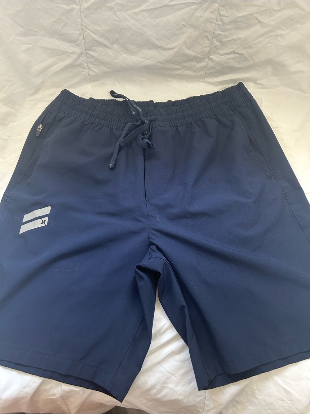 Hurley Men’s Medium Navy Blue Athletic Performance Shorts